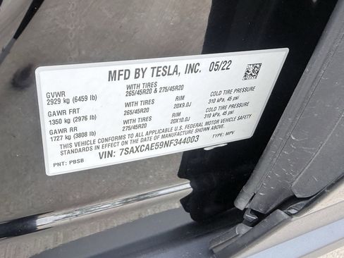 Used 2022 Tesla Model X AWD/4WD image 40