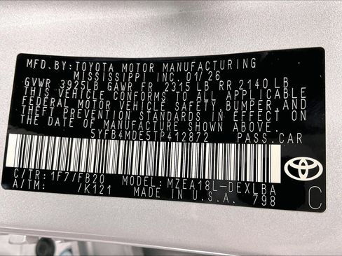 New 2026 Toyota Corolla LE image 20