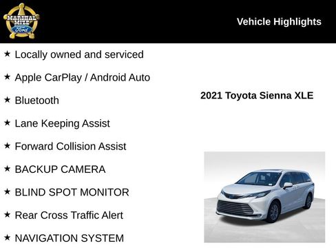 Used 2021 Toyota Sienna XLE image 2
