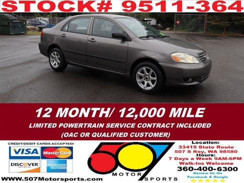 Used 2003 Toyota Corolla CE FWD image 2