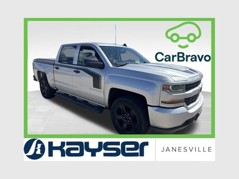 Used 2018 Chevrolet Silverado 1500 Custom w/ Custom Value Package AWD/4WD image 1