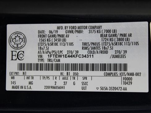 Used 2019 Ford F150 4x4 SuperCrew image 66