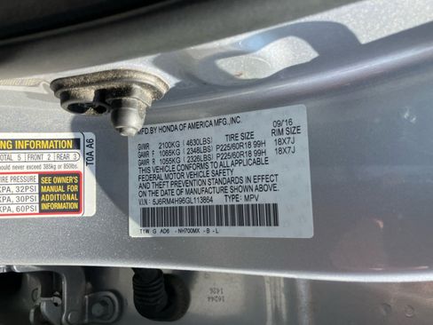 Used 2016 Honda CR-V Touring image 39