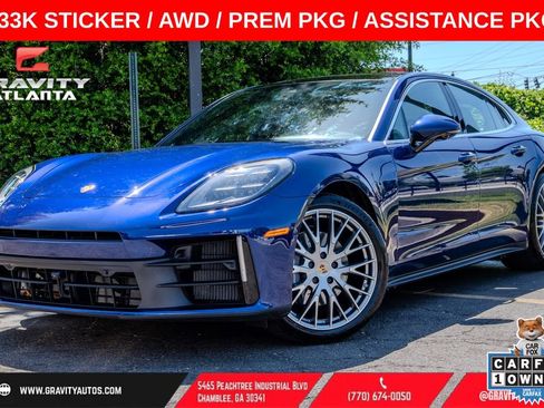 Used 2024 Porsche Panamera 4 AWD/4WD image 1