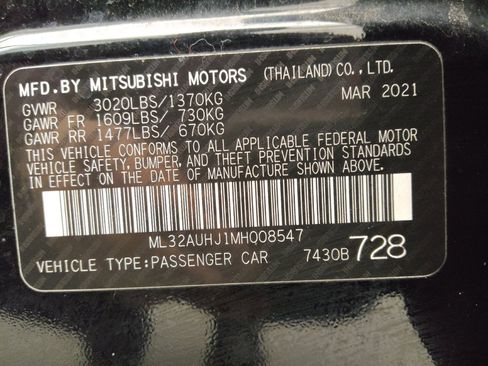 Used 2021 Mitsubishi Mirage LE image 33