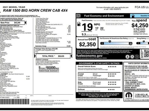 Used 2021 RAM 1500 Big Horn image 5