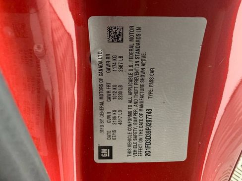 Used 2015 Chevrolet Camaro LT RWD image 14