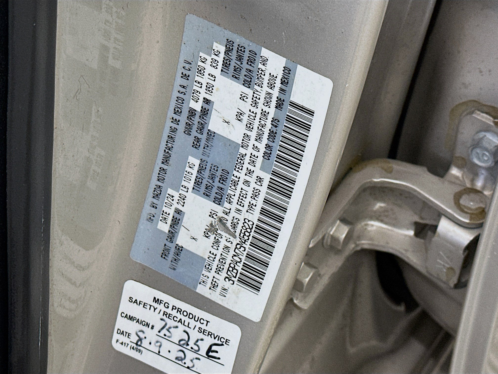Used 2025 MAZDA MAZDA3 s FWD image 12