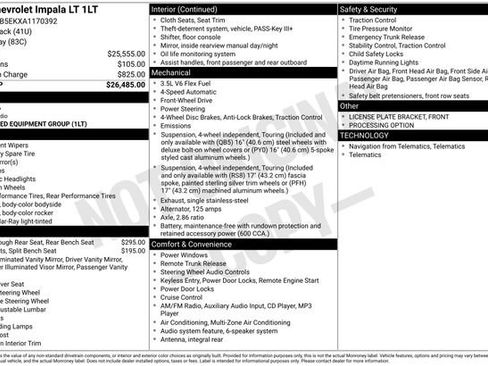 Used 2010 Chevrolet Impala LT image 2