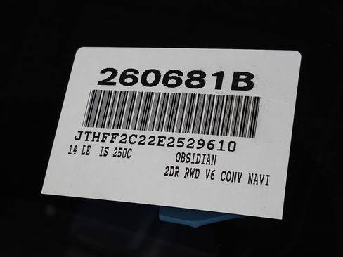 Used 2014 Lexus IS 250C w/ F-Sport Package w/as Tires RWD image 31