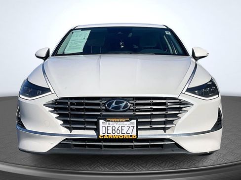 Used 2021 Hyundai Sonata Blue image 3