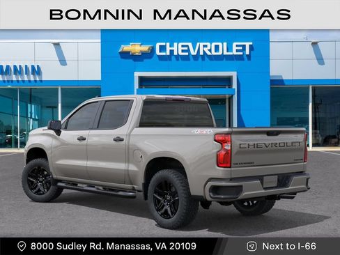 New 2026 Chevrolet Silverado 1500 Custom w/ Turbomax Blackout Package AWD/4WD image 4