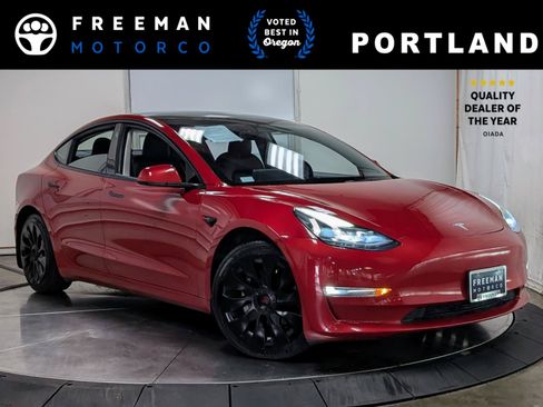 Used 2022 Tesla Model 3 Long Range AWD/4WD image 1