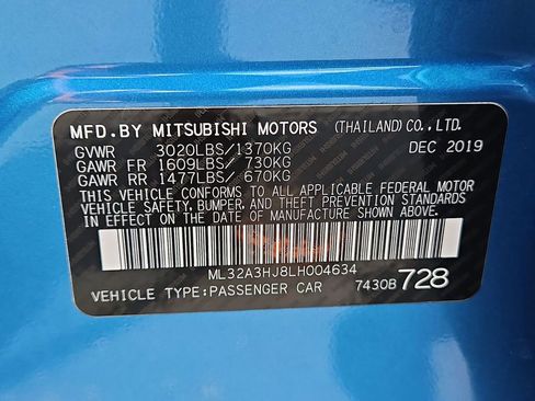 Used 2020 Mitsubishi Mirage ES image 38