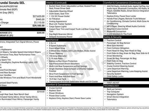 Used 2023 Hyundai Sonata SEL w/ Cargo Package FWD image 17