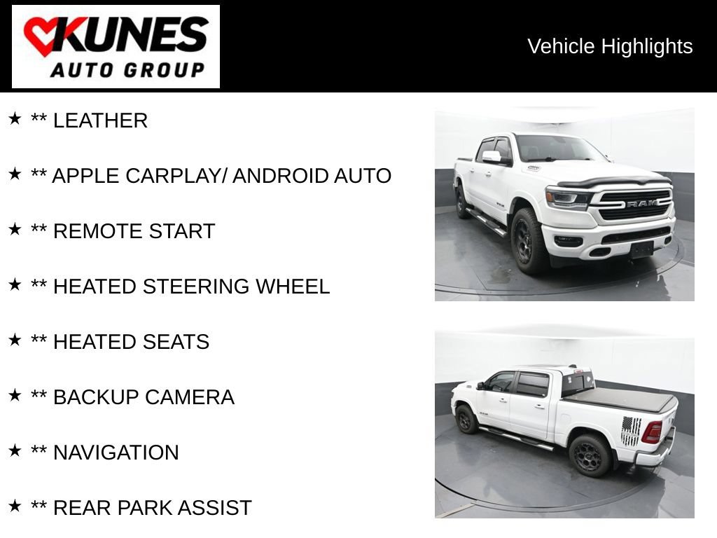 Used 2020 RAM 1500 Laramie w/ Sport Appearance Package AWD/4WD image 2
