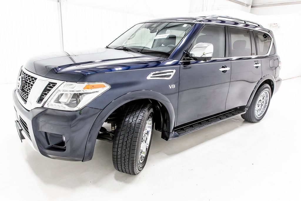 Used 2019 Nissan Armada Platinum w/ Captain's Chairs Package RWD image 2