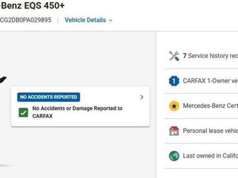 Certified 2023 Mercedes-Benz EQS 450+ Sedan image 3