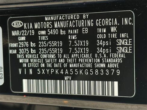 Used 2019 Kia Sorento SX image 29