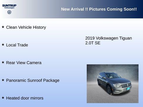 Used 2019 Volkswagen Tiguan SE w/ Panoramic Sunroof Package image 6