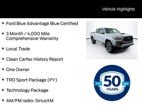 Used 2019 Toyota Tacoma TRD Sport w/ Technology Package AWD/4WD image 6