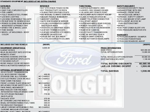 Used 2015 Ford F150 Lariat w/ Equipment Group 502A Luxury AWD/4WD image 2