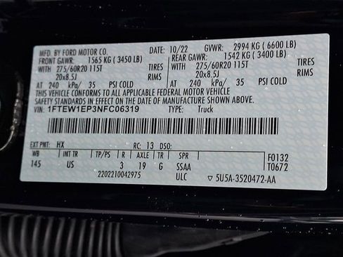 Certified 2022 Ford F150 XLT w/ Equipment Group 302A High AWD/4WD image 29