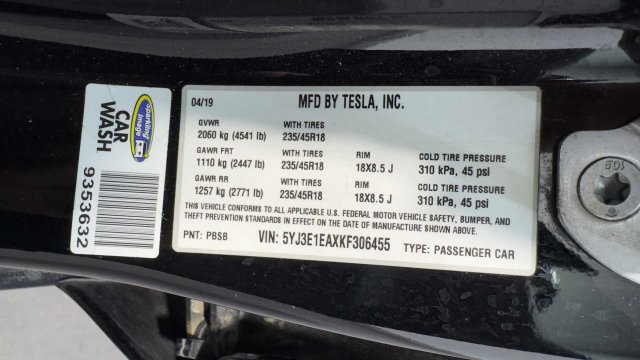 Used 2019 Tesla Model 3 Standard Range Plus RWD image 32