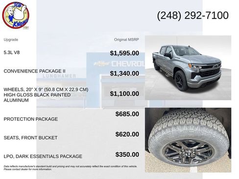 Used 2024 Chevrolet Silverado 1500 RST w/ Convenience Package II AWD/4WD image 5