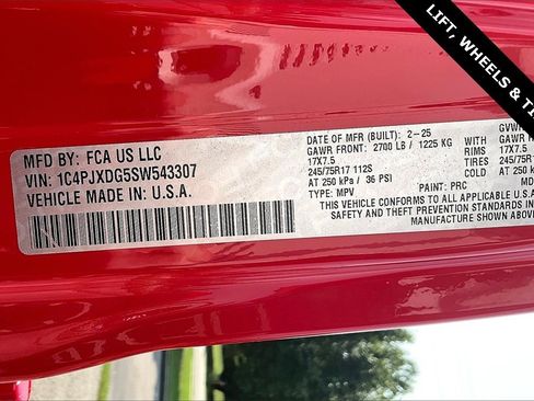 New 2025 Jeep Wrangler Sport S image 13