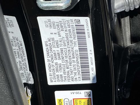 Certified 2023 Honda Civic Sport image 15