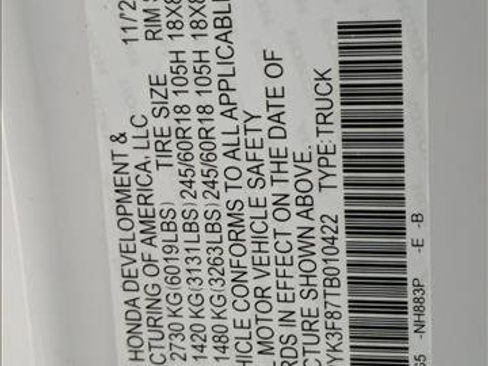 New 2026 Honda Ridgeline Black Edition image 18