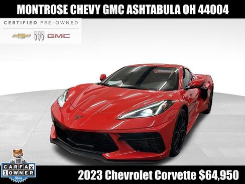 Certified 2023 Chevrolet Corvette Stingray Convertible w/ 1LT RWD image 1