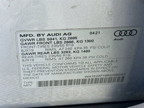 Used 2021 Audi Q5 e Premium Plus w/ Premium Plus Package AWD/4WD image 33