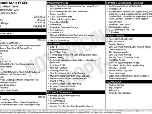 Used 2020 Hyundai Santa Fe SEL FWD image 37