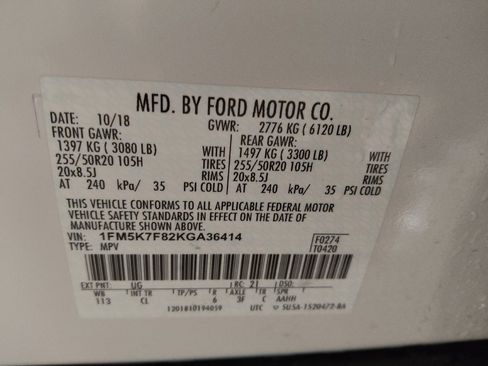 Used 2019 Ford Explorer Limited w/ Ford Safe & Smart Package image 33