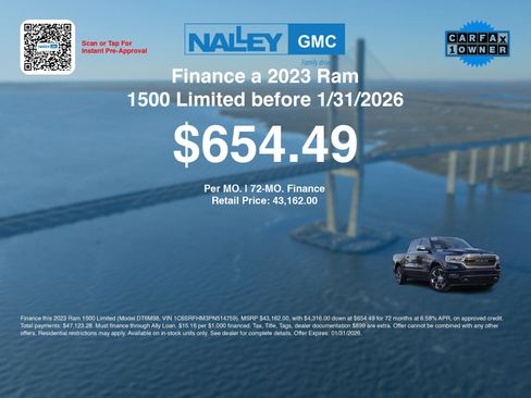 Used 2023 RAM 1500 Limited image 3