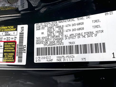 Used 2024 Toyota Tundra SR5 w/ SR5 Premium Package AWD/4WD image 16