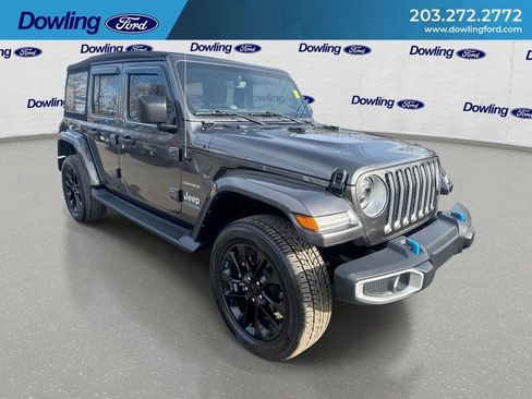 Used 2022 Jeep Wrangler Unlimited Sahara w/ Cold Weather Group image 1