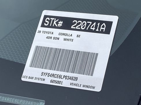 Certified 2020 Toyota Corolla SE image 31