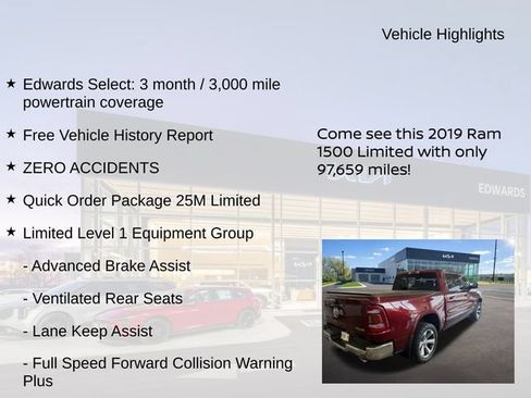 Used 2019 RAM 1500 Limited AWD/4WD image 8
