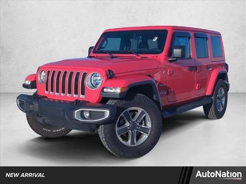 Used 2020 Jeep Wrangler Unlimited Sahara w/ Uconnect 4C Nav & Sound Group image 1
