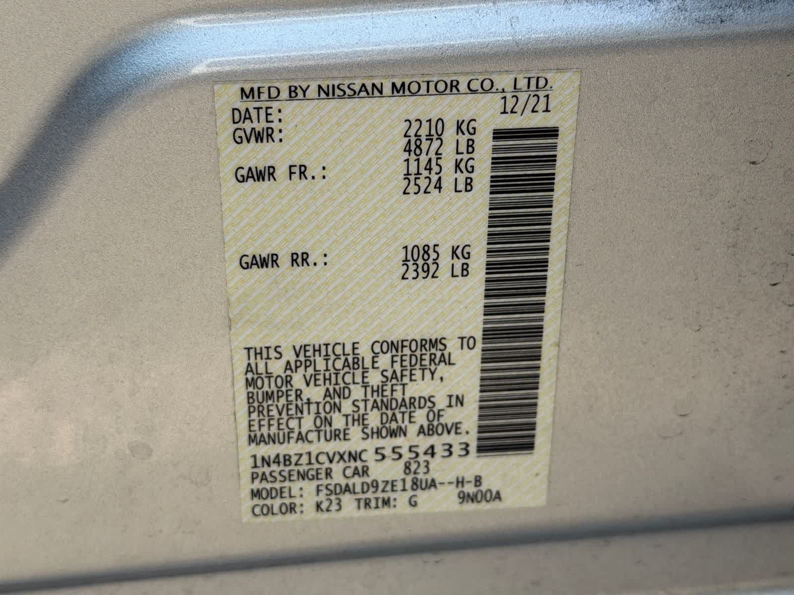 Certified 2022 Nissan Leaf SV Plus FWD image 23