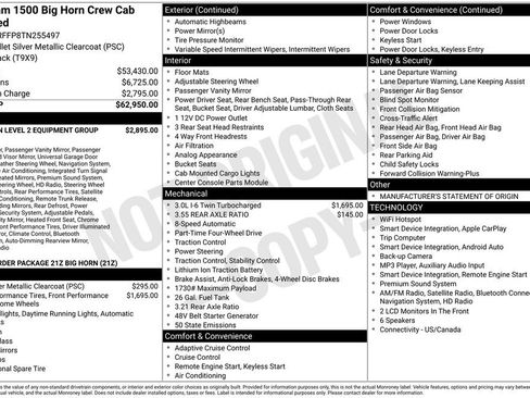 Used 2026 RAM 1500 Big Horn AWD/4WD image 4