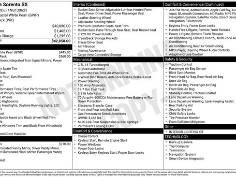 Used 2022 Kia Sorento SX image 28