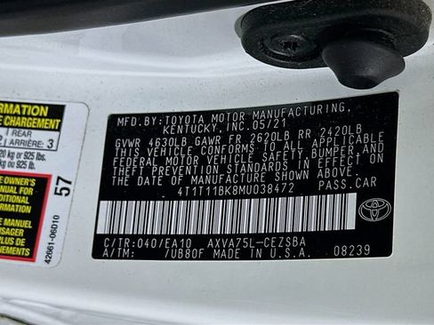 Used 2021 Toyota Camry SE w/ Convenience Package AWD/4WD image 32