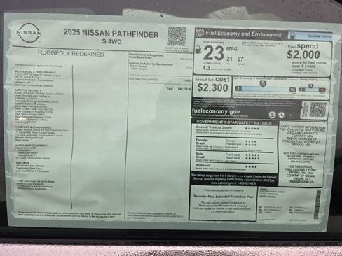 New 2025 Nissan Pathfinder S image 30