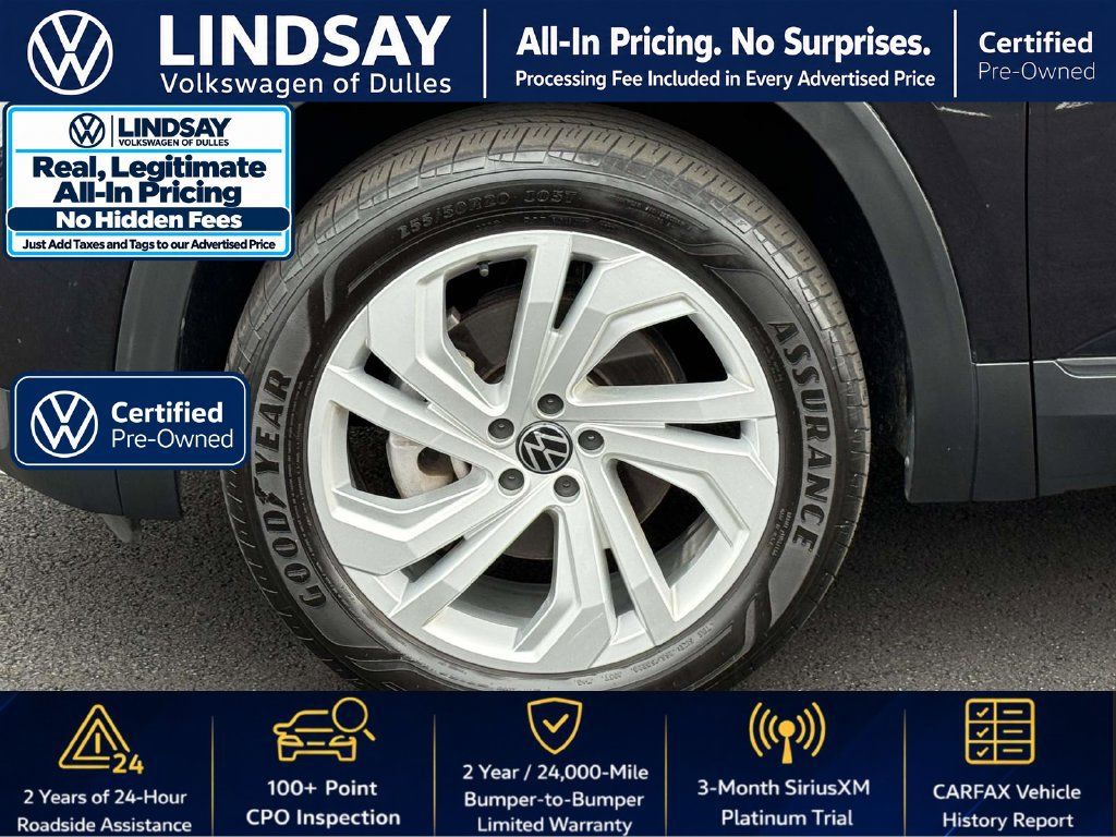 Certified 2023 Volkswagen Atlas SE w/ Panoramic Sunroof Package AWD/4WD image 9