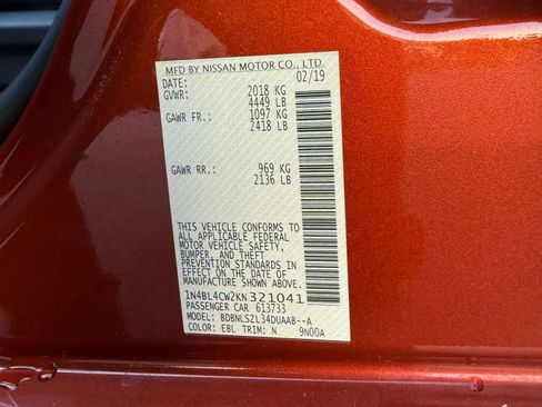 Used 2019 Nissan Altima 2.5 SR w/ SR Premium Package image 29