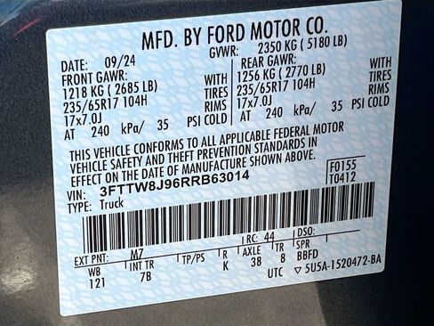 Used 2024 Ford Maverick XLT w/ Equipment Group 300A Standard AWD/4WD image 31